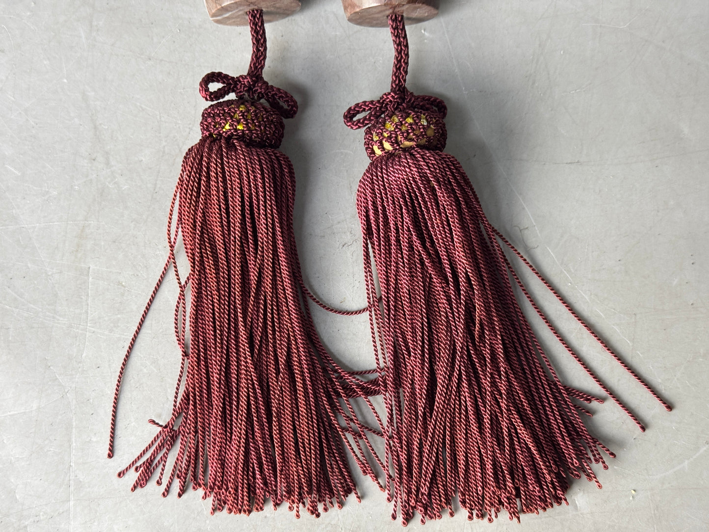 Y8827 FUCHIN Tassels box Japan kakejiku Hanging Scroll Weight ornament interior