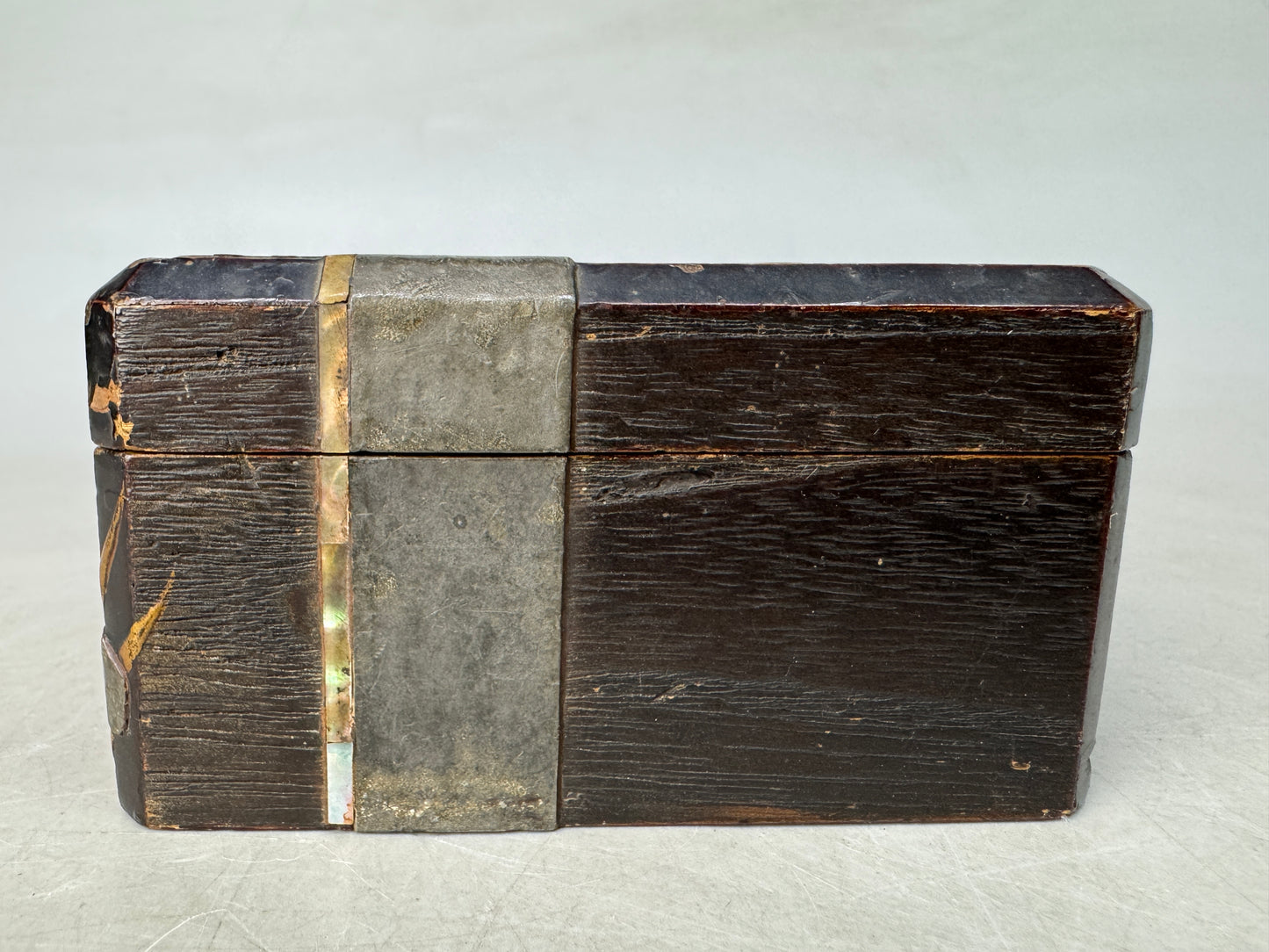 Y8846 BOX Kourin Makie small accessory case Japan antique storage container