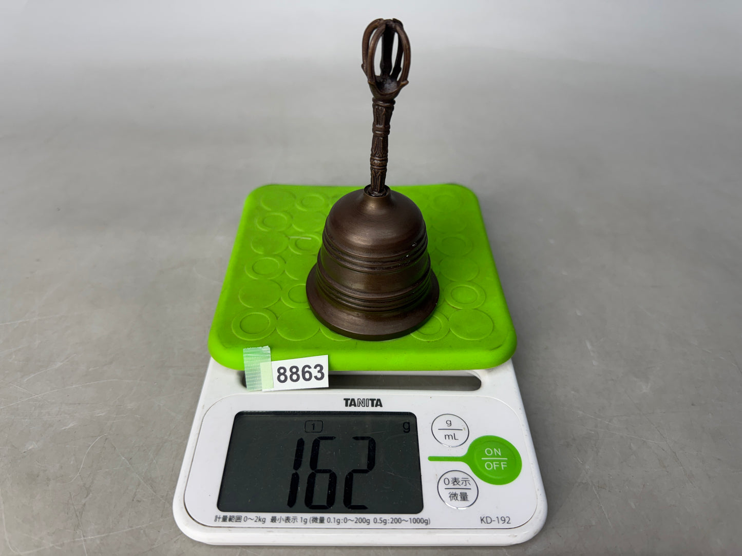 Y8863 Buddhist Altar Equipment Gokorei bell Esoteric Buddhism tool Japan antique