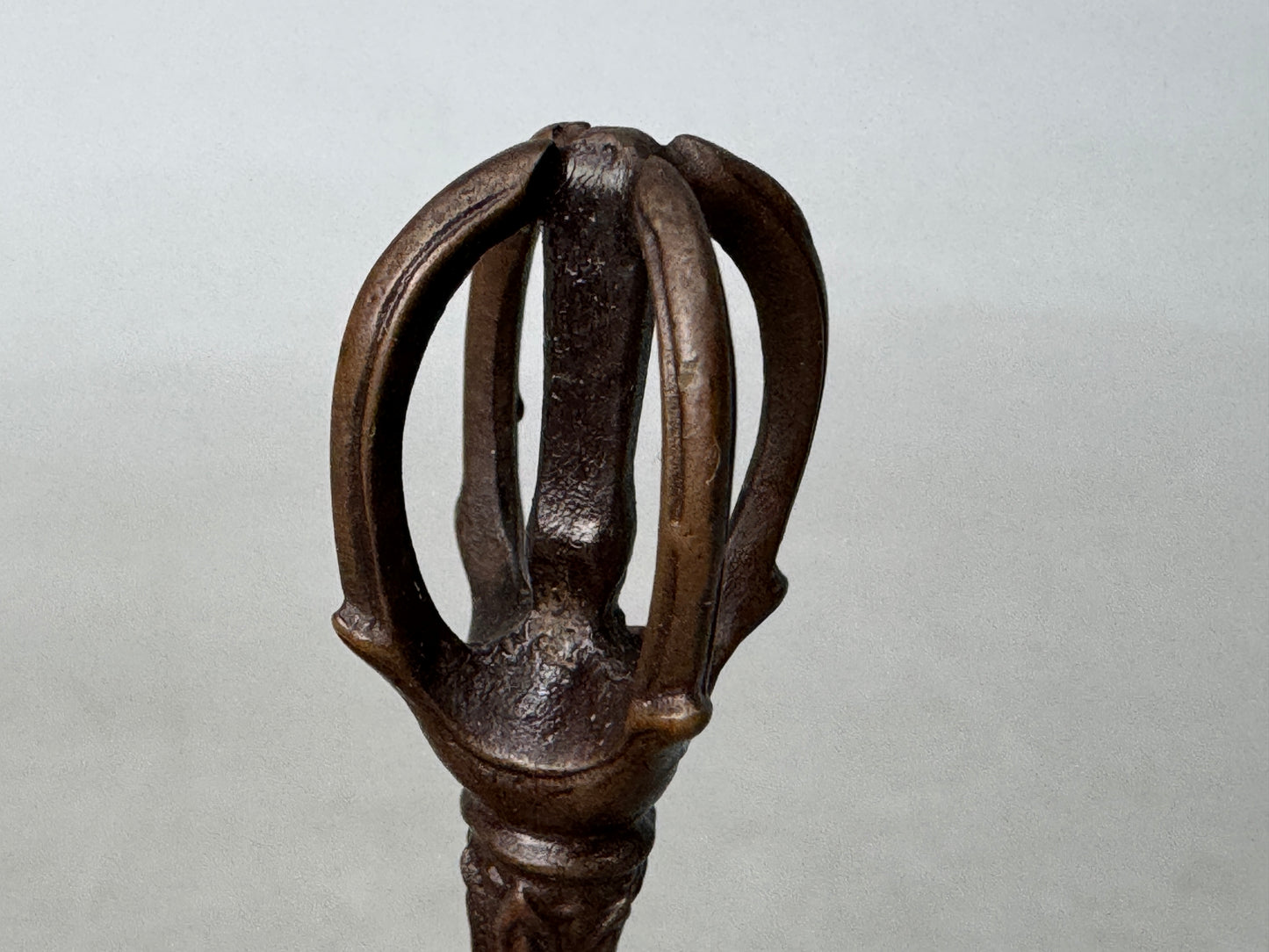 Y8863 Buddhist Altar Equipment Gokorei bell Esoteric Buddhism tool Japan antique