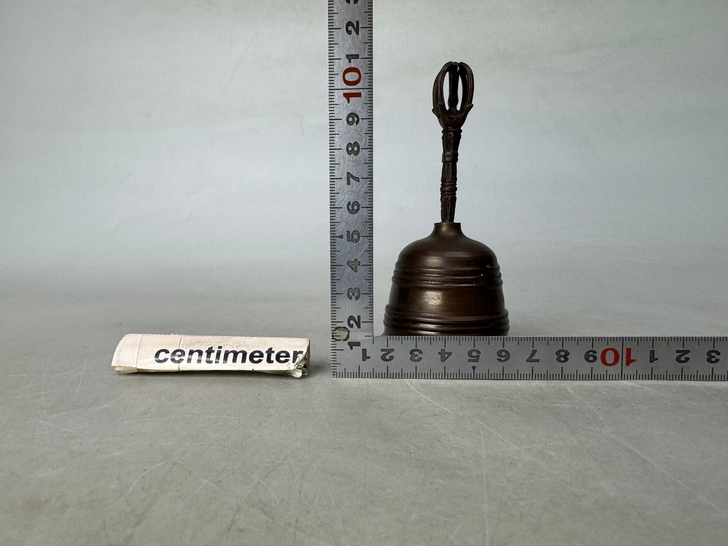 Y8863 Buddhist Altar Equipment Gokorei bell Esoteric Buddhism tool Japan antique