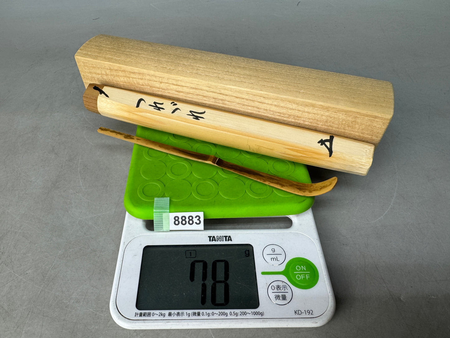 Y8883 CHASHAKU Bamboo scoop spoon box Japan Tea Ceremony utensils antique tool