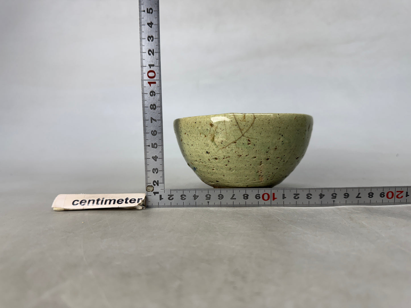 Y8887 CHAWAN Seto-ware bowl signed Japan antique tea ceremony teacup pottery