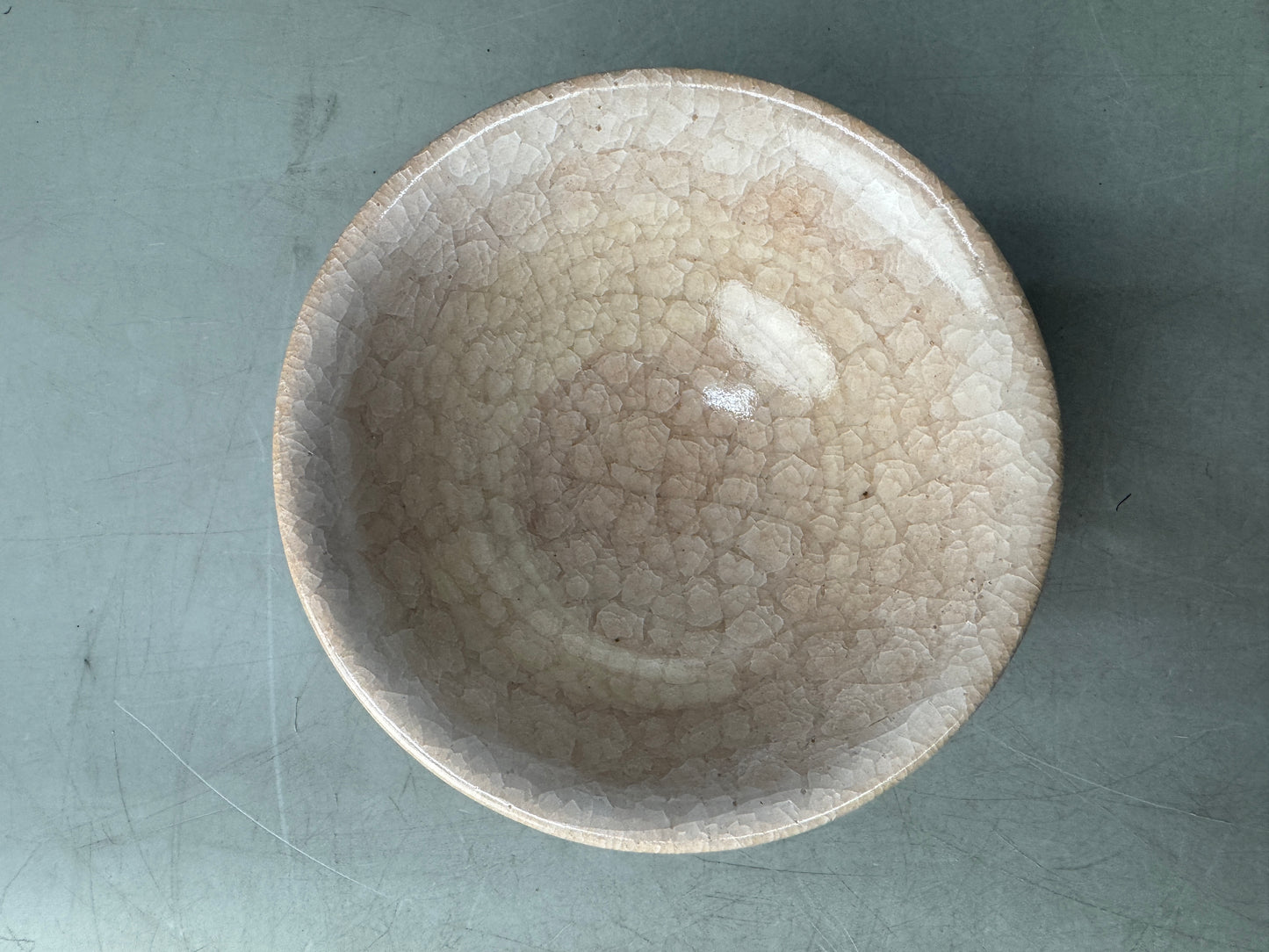 Y8891 CHAWAN Seto-ware bowl signed Japan antique tea ceremony teacup pottery