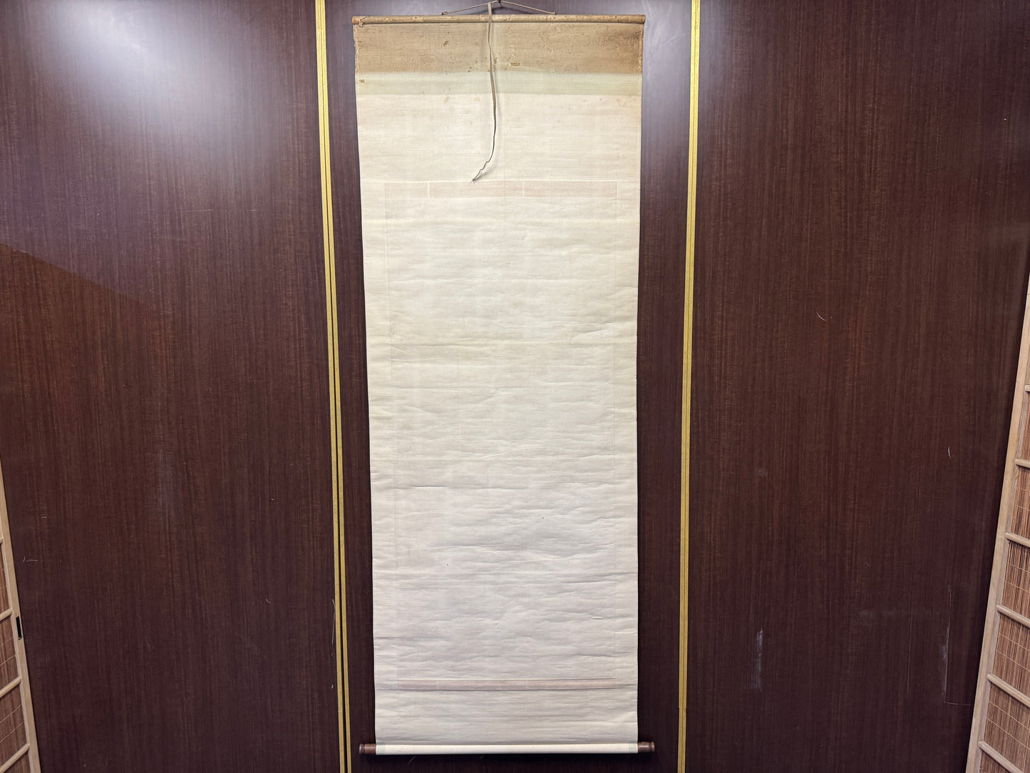 Y8898 KAKEJIKU Hermit Deer signed Kano school Japan antique hanging scroll decor