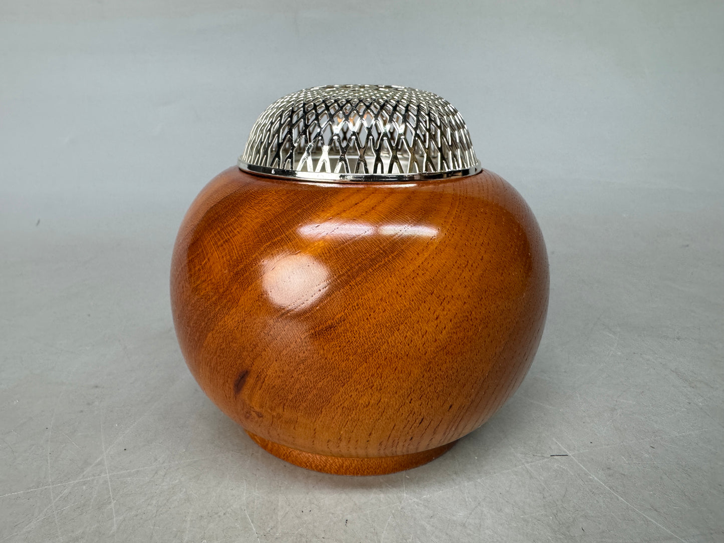 Y8904 KOURO wooden incense burner hood box Japan antique fragrance aromatherapy