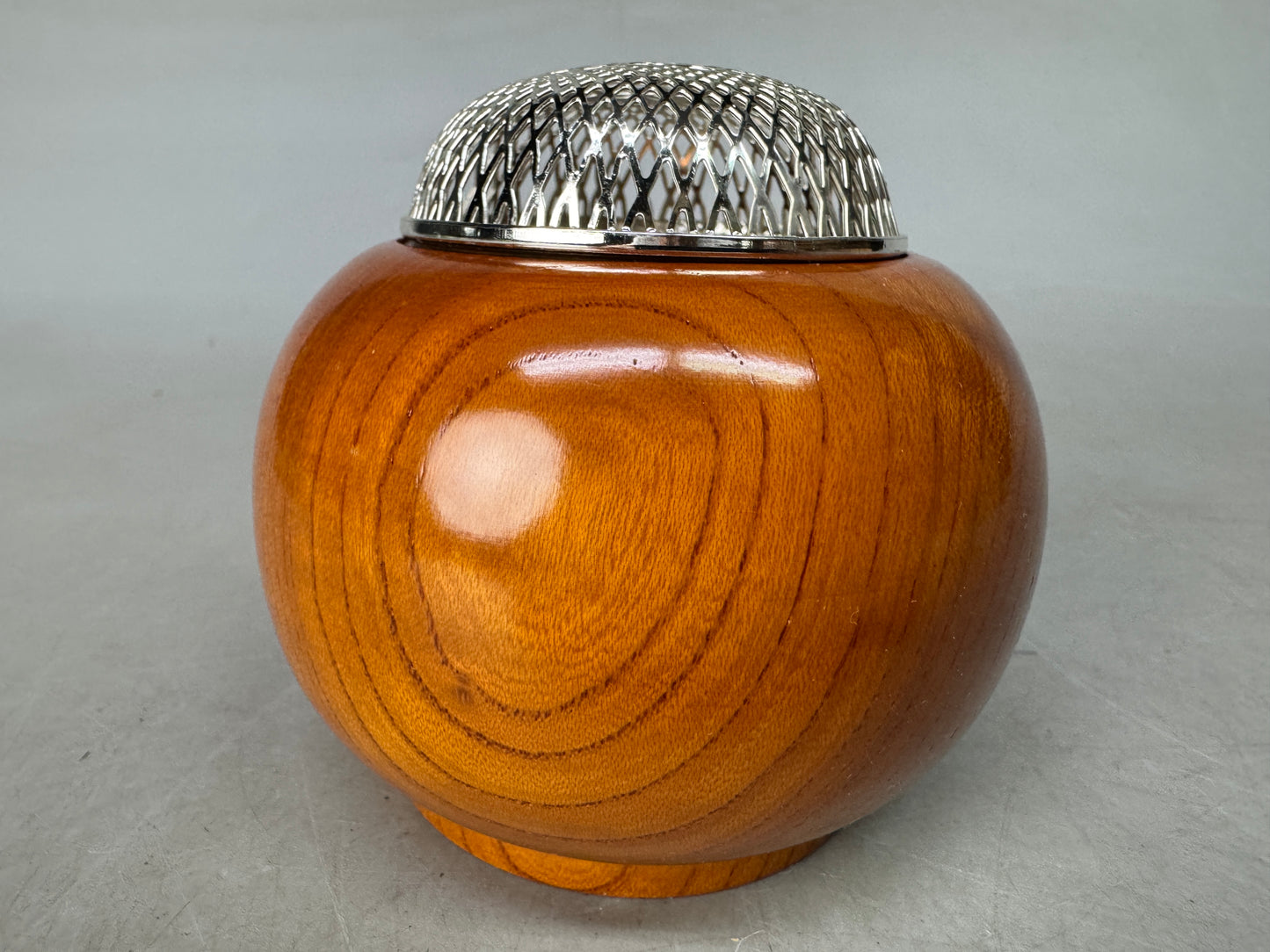 Y8904 KOURO wooden incense burner hood box Japan antique fragrance aromatherapy