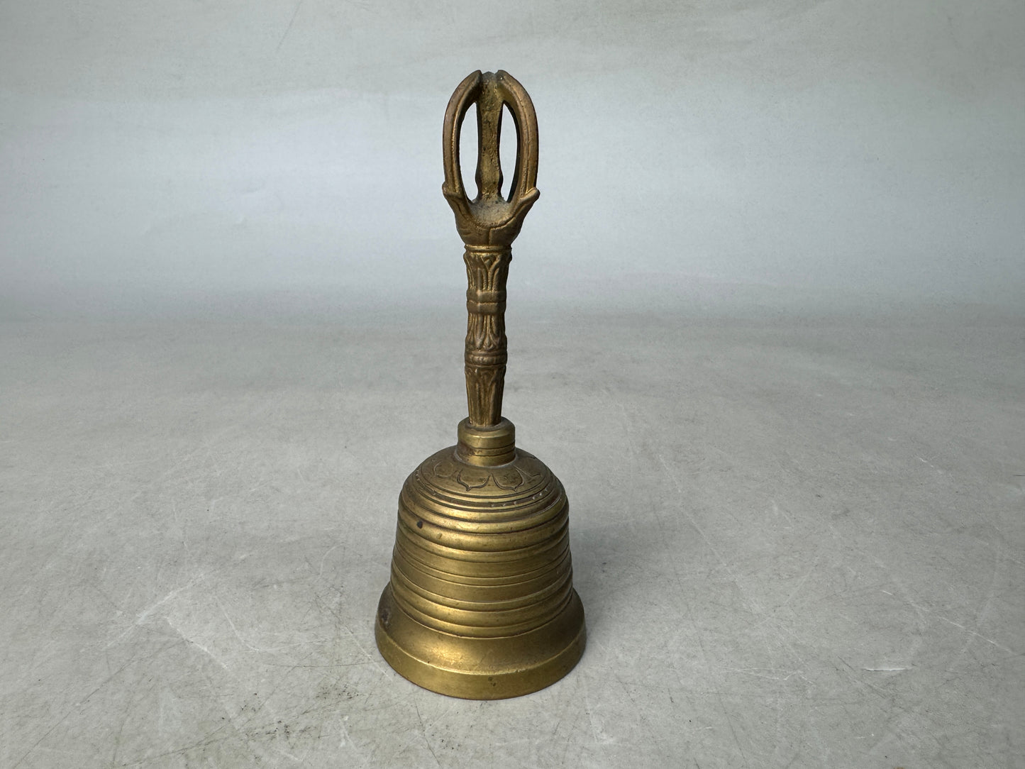 Y8925 Buddhist Altar Equipment metal Gokorei bell Buddhism tool Japan antique