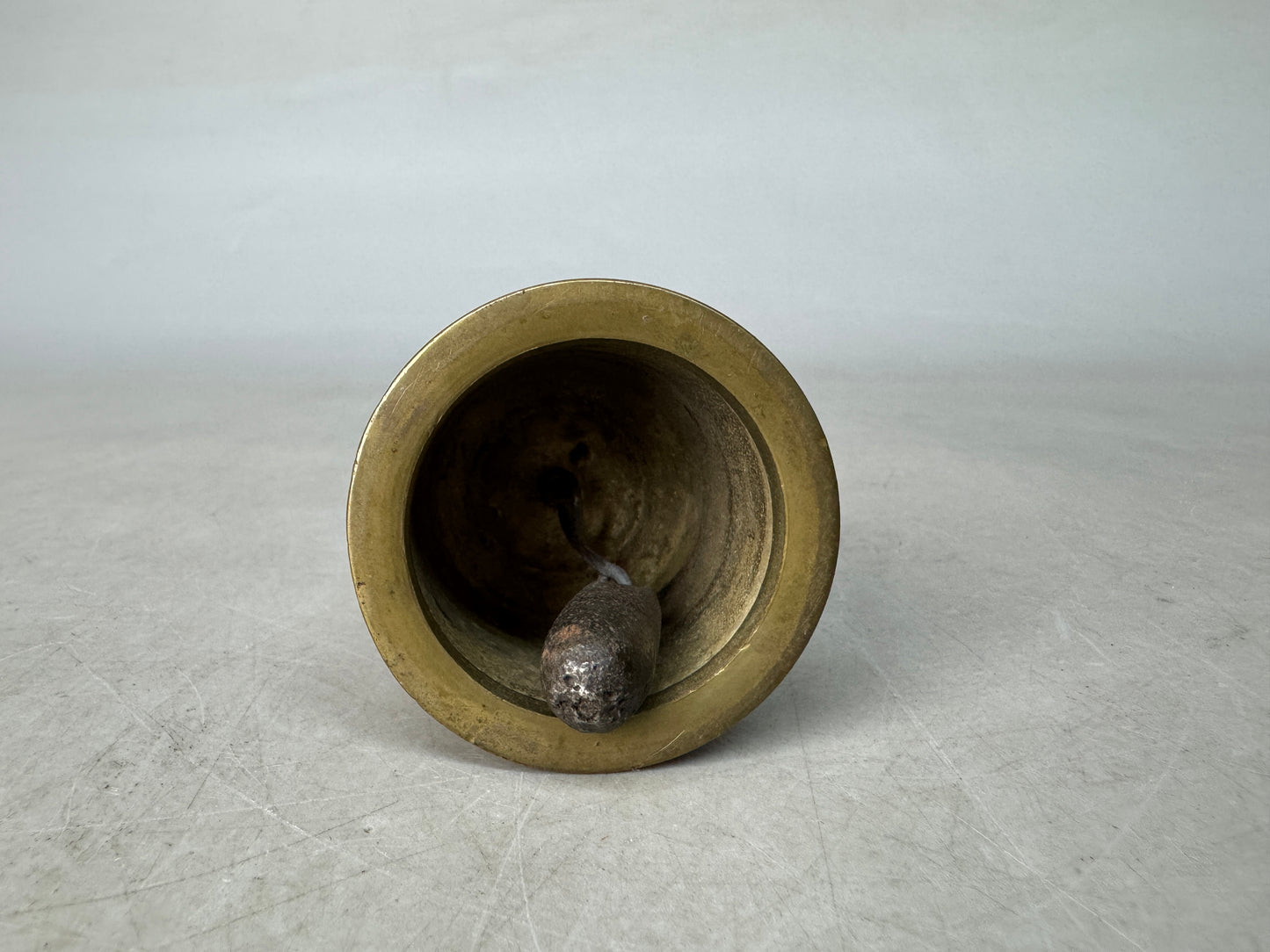 Y8925 Buddhist Altar Equipment metal Gokorei bell Buddhism tool Japan antique