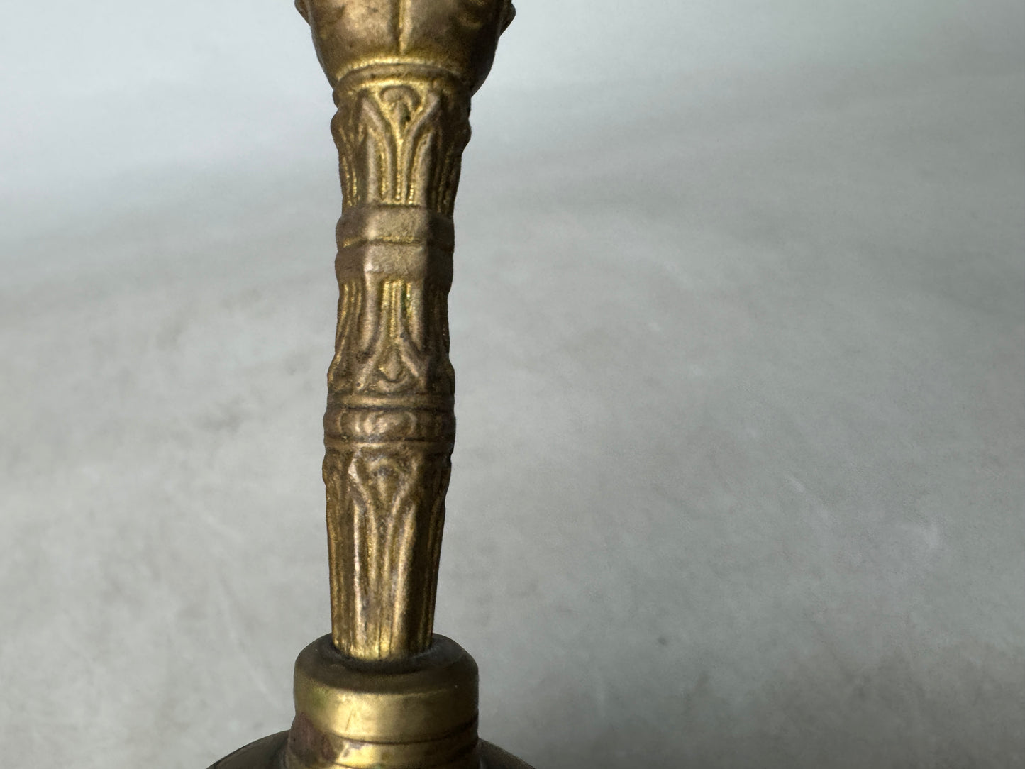 Y8925 Buddhist Altar Equipment metal Gokorei bell Buddhism tool Japan antique