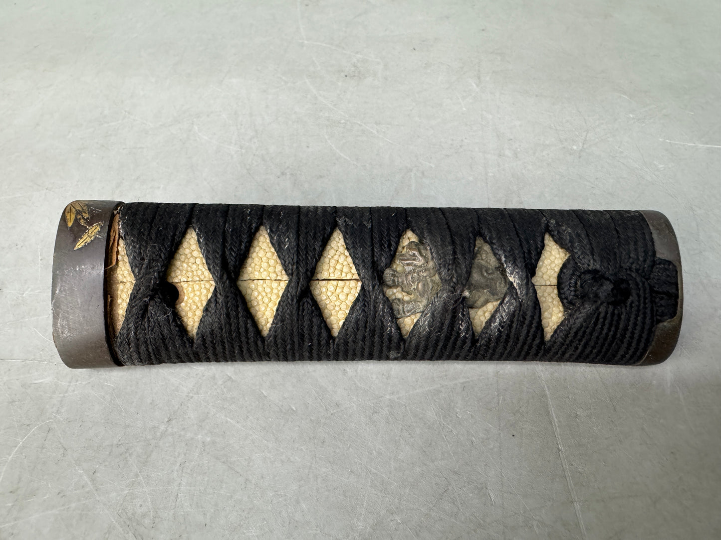 Y8957 TSUKA Wakizashi samurai bushi sword fittings Koshirae tsuba antique Katana