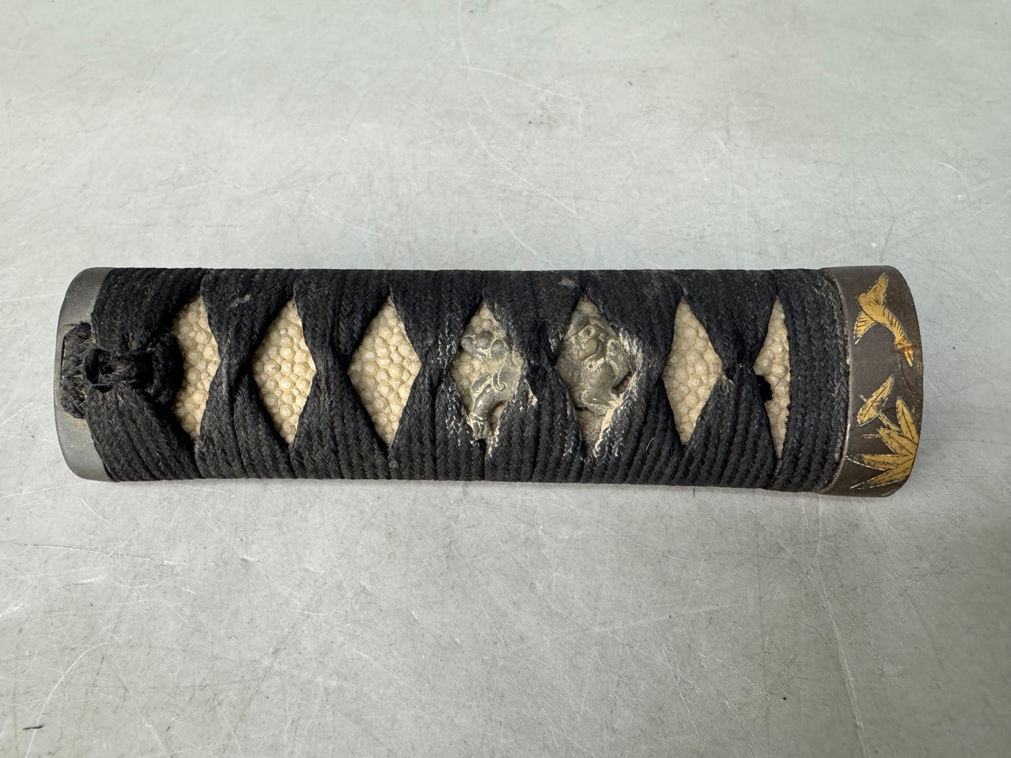 Y8957 TSUKA Wakizashi samurai bushi sword fittings Koshirae tsuba antique Katana
