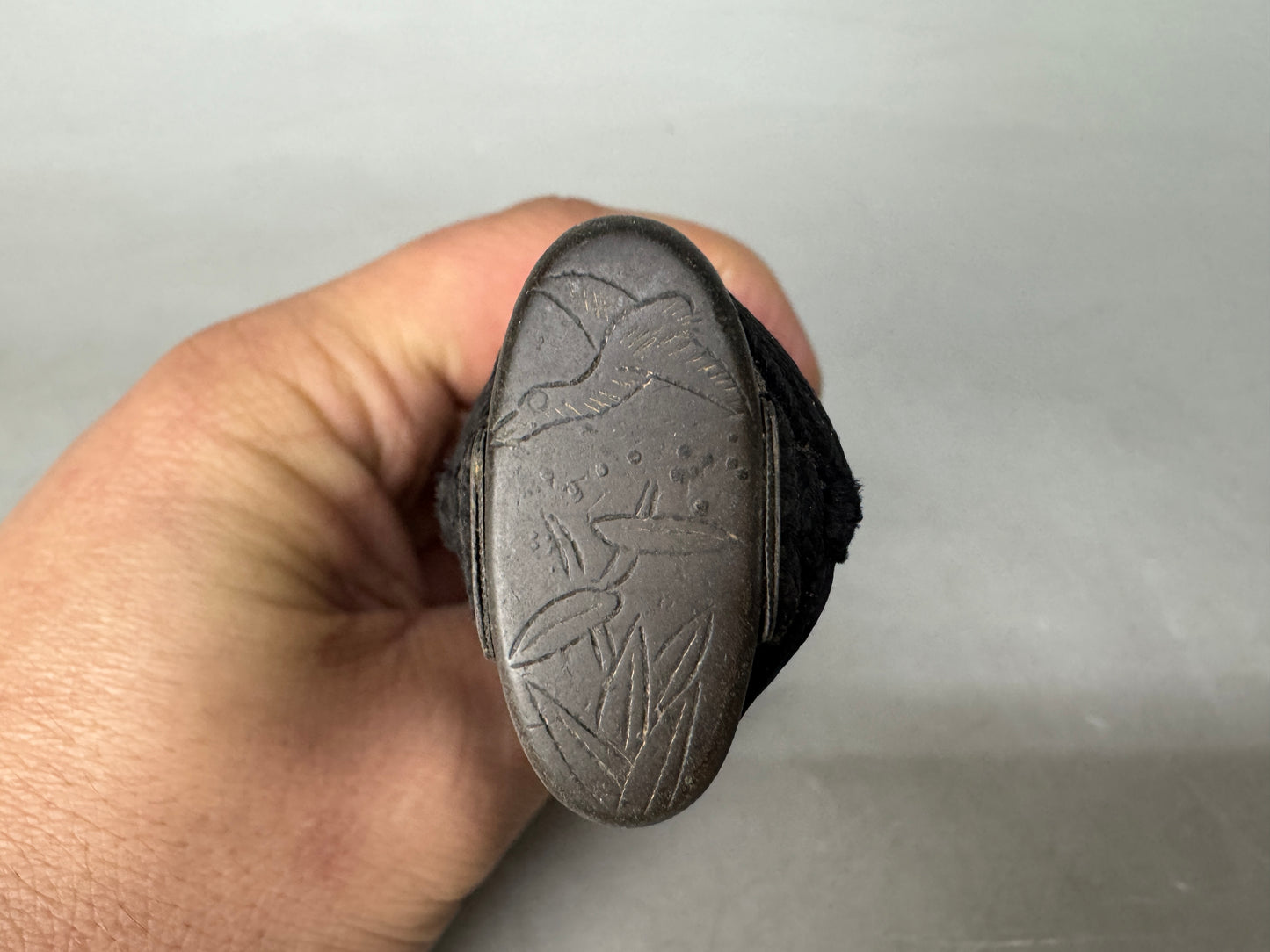 Y8957 TSUKA Wakizashi samurai bushi sword fittings Koshirae tsuba antique Katana