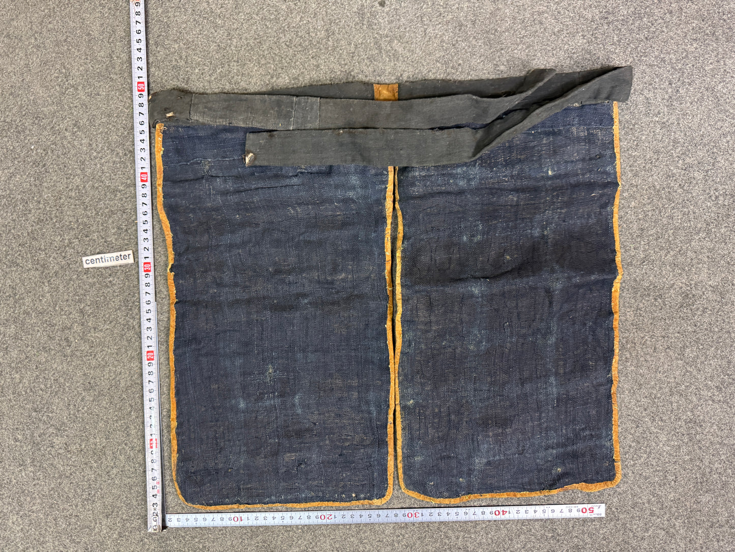 Y8963 YOROI Iron Haidate thigh guard samurai busho arms Japan antique armor