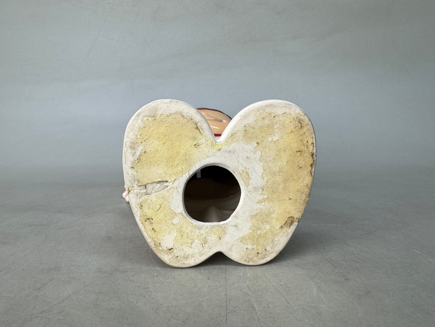 Y8966 OKIMONO Ceramic piggy bank coin bank Naito Rune Japan antique interior