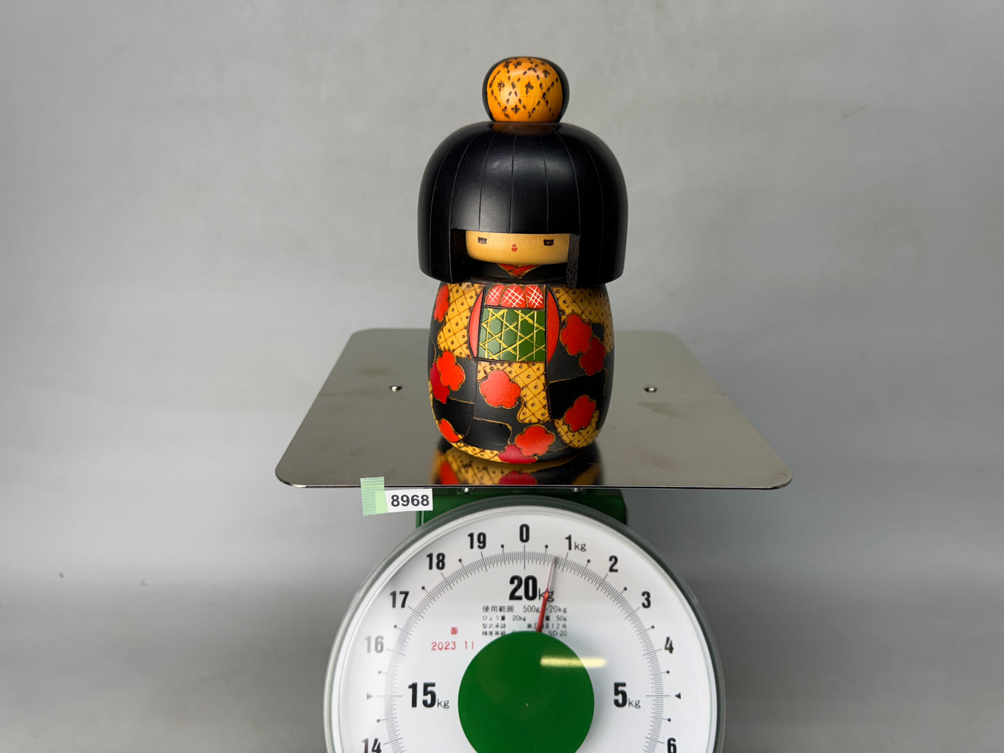 Y8968 NINGYO modern Kokeshi doll original figure Kasuwo Japan interior figurine