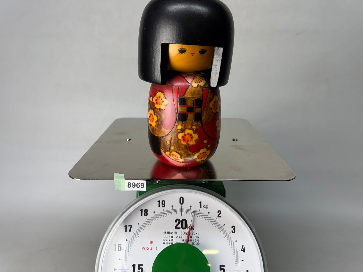 Y8969 NINGYO modern Kokeshi doll original figure Takeshi Japan interior figurine