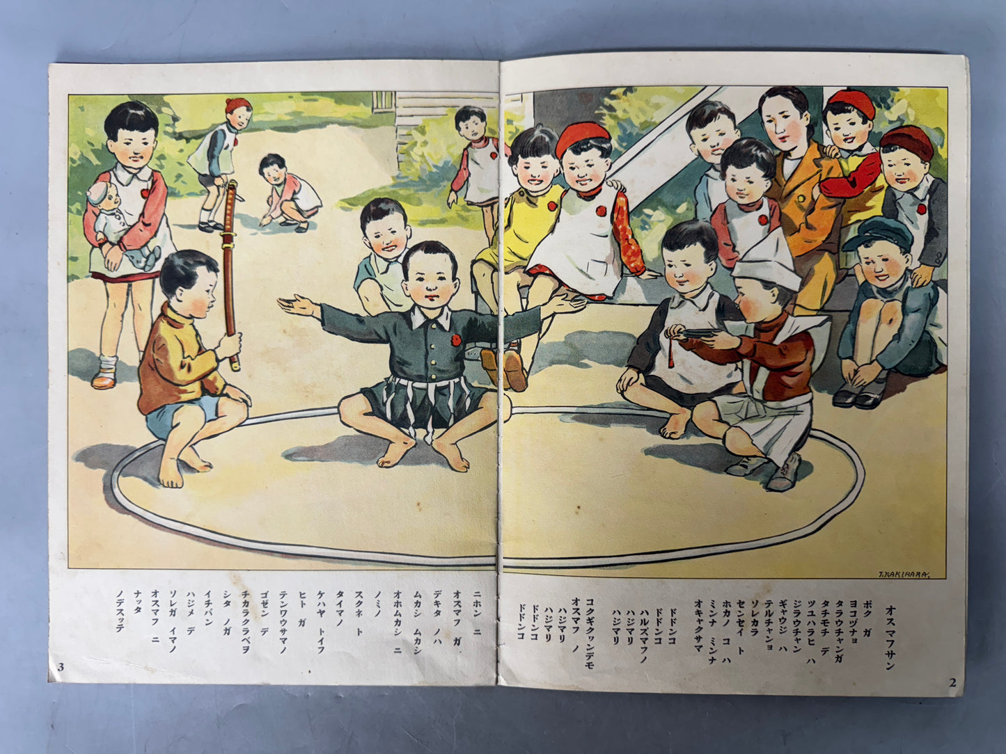 Y8980 PICTURE BOOK Prewar Kinder Books Imitation pretense Japan antique douments