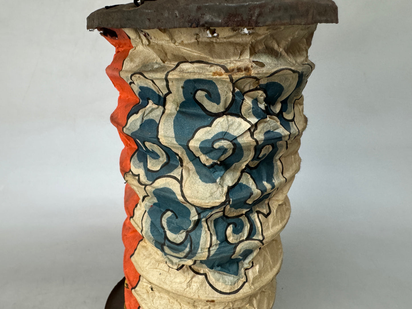 Y8989 CHOUCHIN folding portable hanging lantern Japan antique interior decor