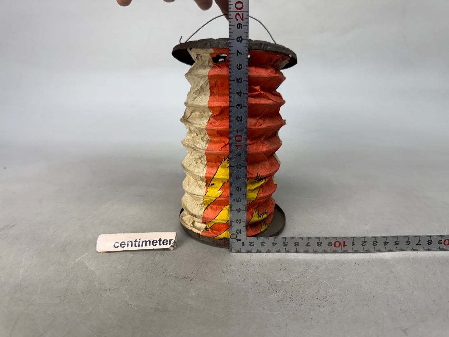 Y8989 CHOUCHIN folding portable hanging lantern Japan antique interior decor