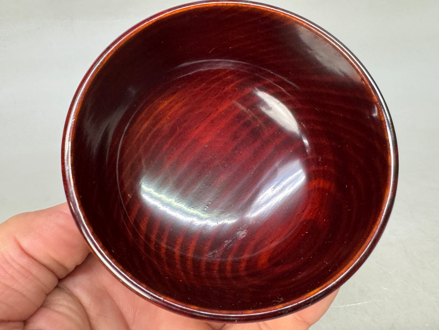 Y8994 NATUME Pine Caddy container split lid Japan Tea Ceremony utensils antique