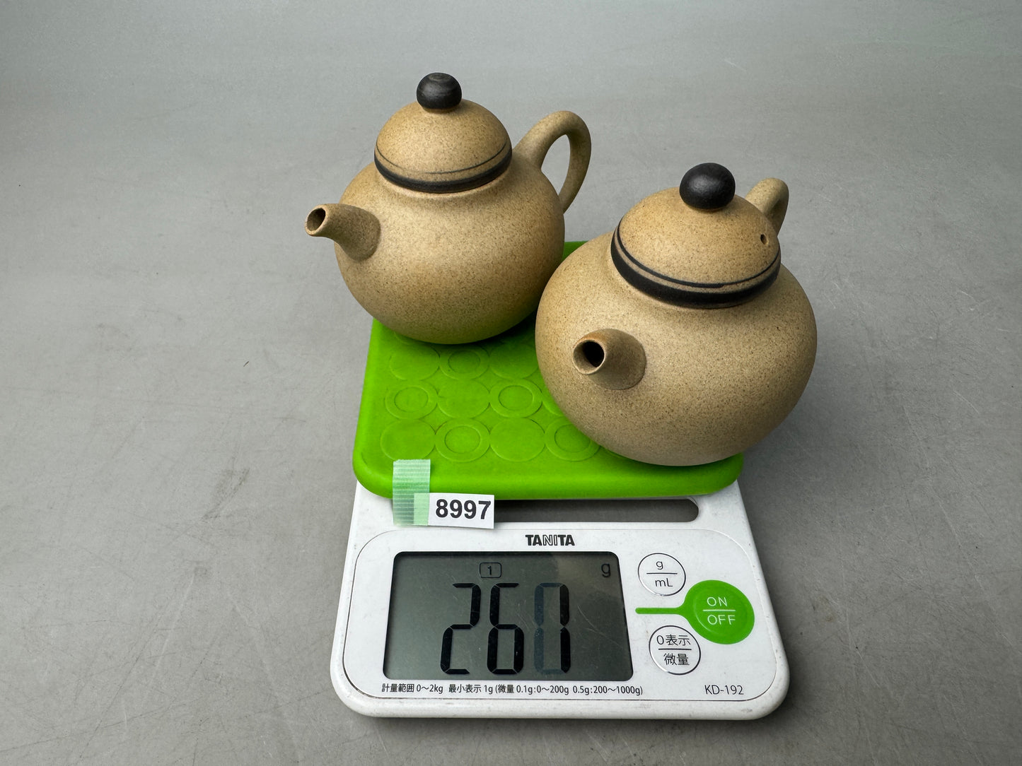 Y8997 KYUSU teapot pot pair signed China antique tableware kitchen tea ceremony