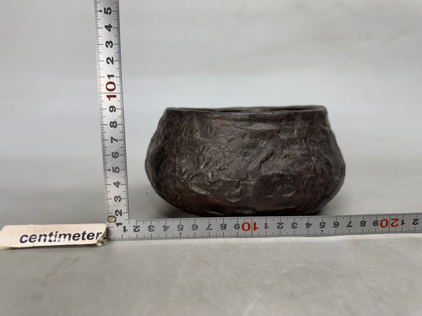 Y8999 KENSUI Bizen-ware water pot jar container Japan antique tea ceremony