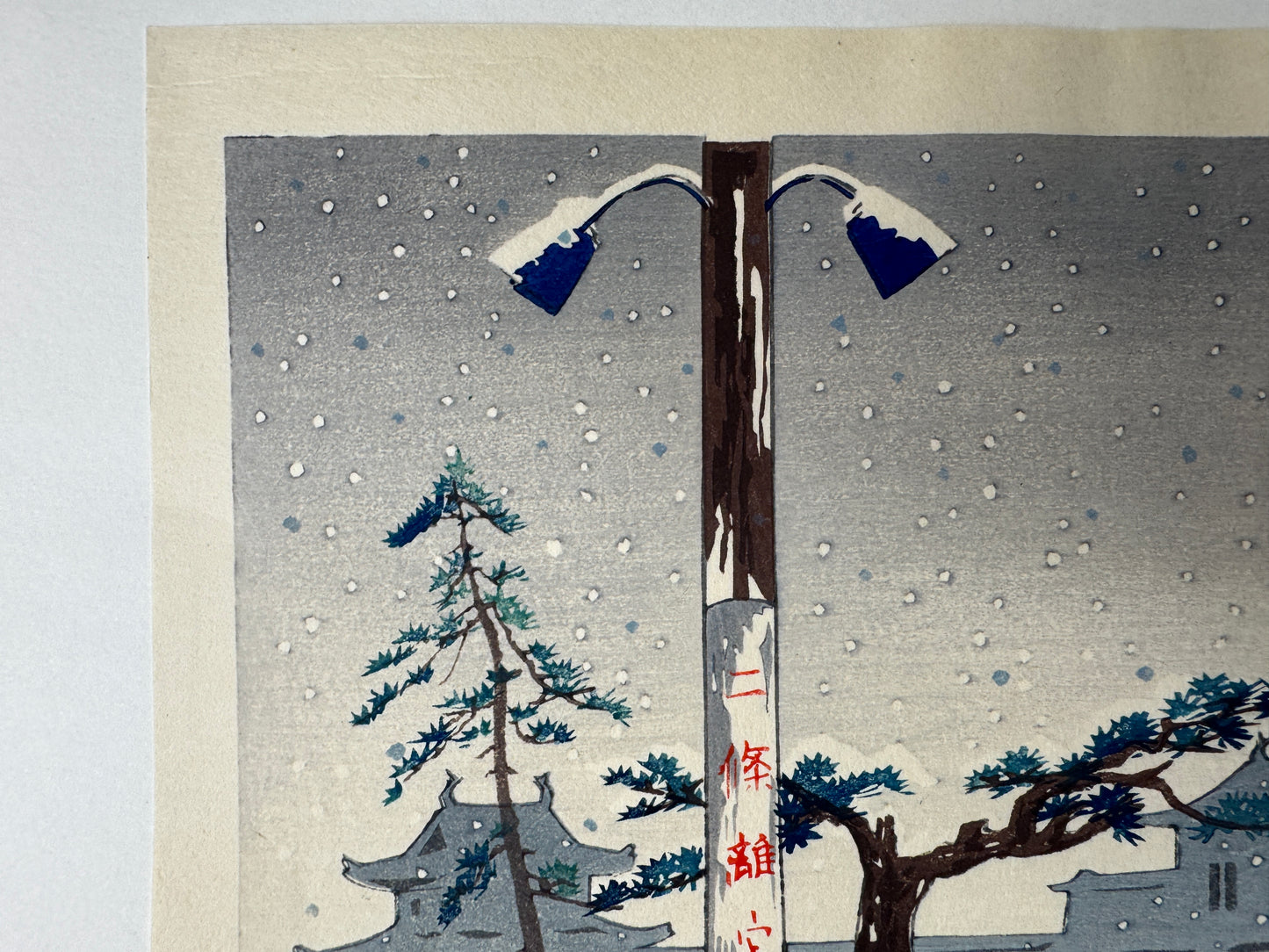 Y9005 WOODBLOCK PRINT Kyoto famous places single piece Japan Ukiyoe antique art