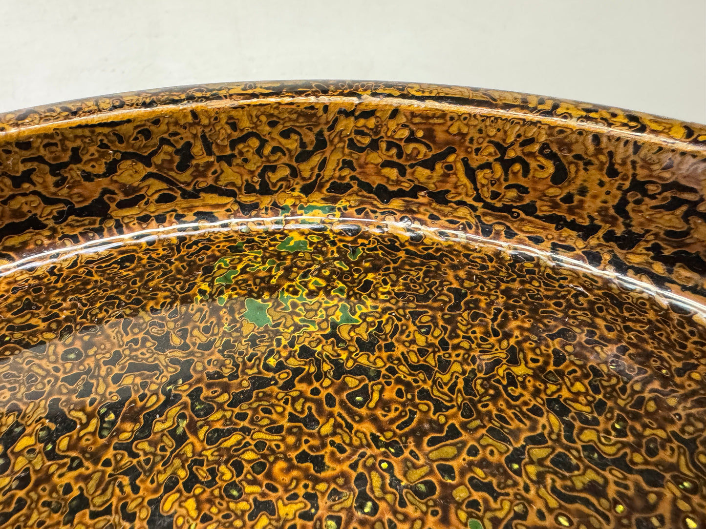 Y9029 TRAY Wakasa lacquerware Obon Ozen Japan antique tableware kitchen