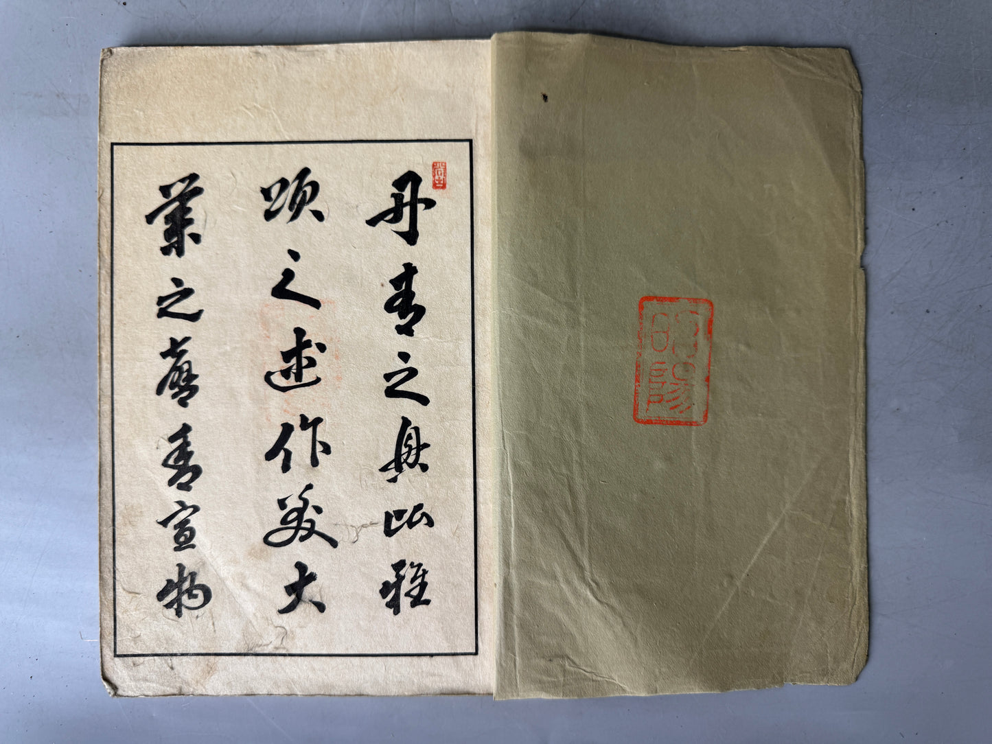 Y9034 WOODBLOCK PRINT Japanese book Nihon Gaho Japan Ukiyoe antique document