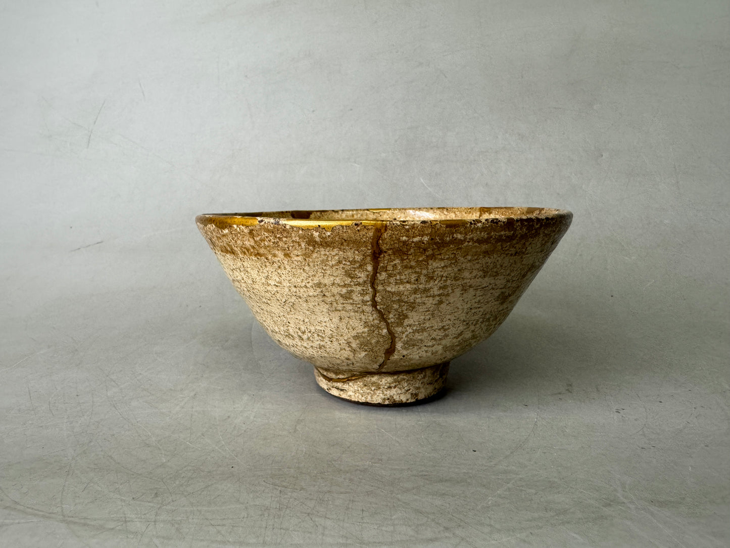 Y9039 CHAWAN Goryeo bowl kintsugi box Korea antique tea ceremony pottery cup