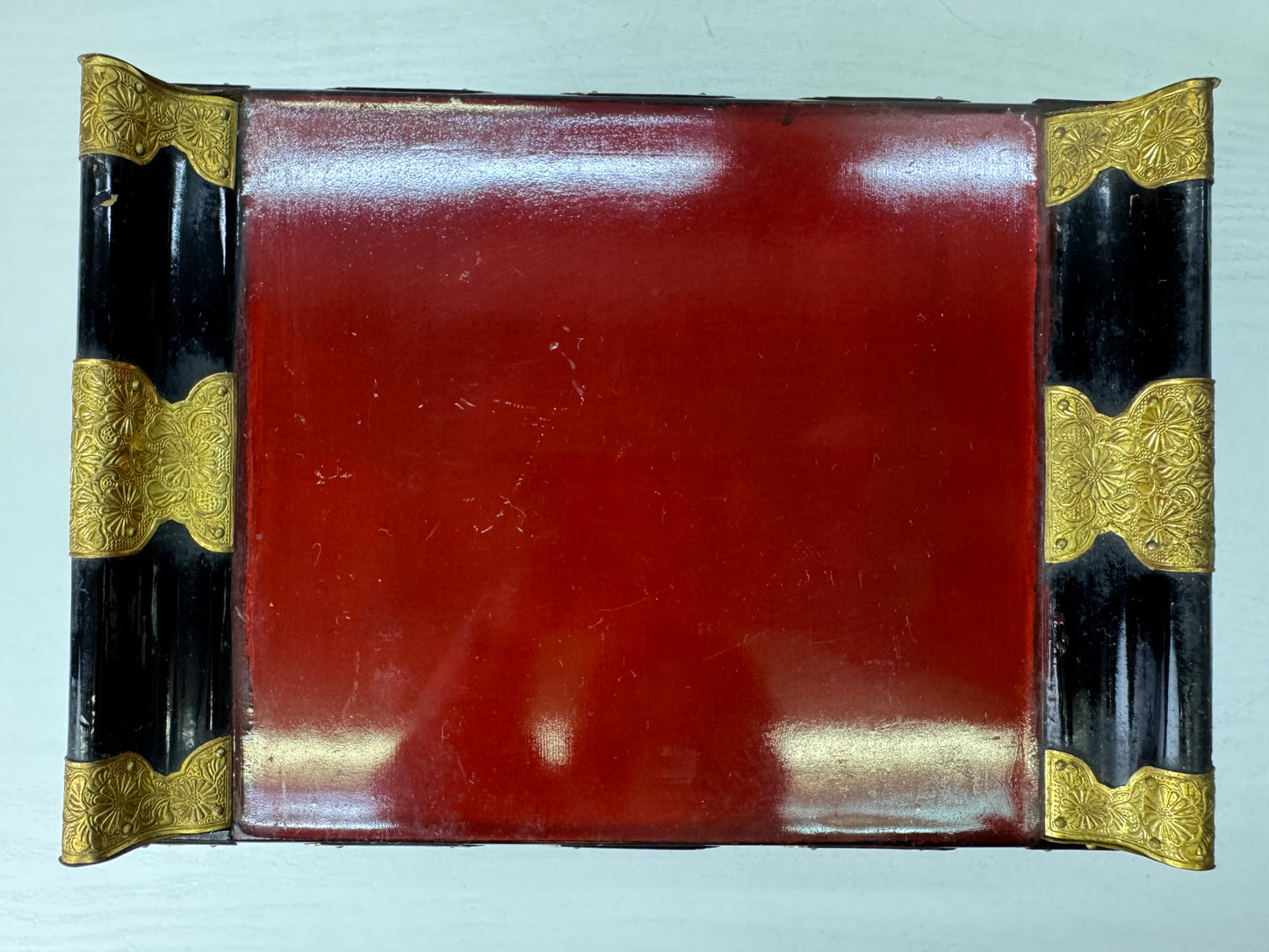 Y9052 Buddhist Altar Equipment small sutra reading desk Japan antique Buddhism