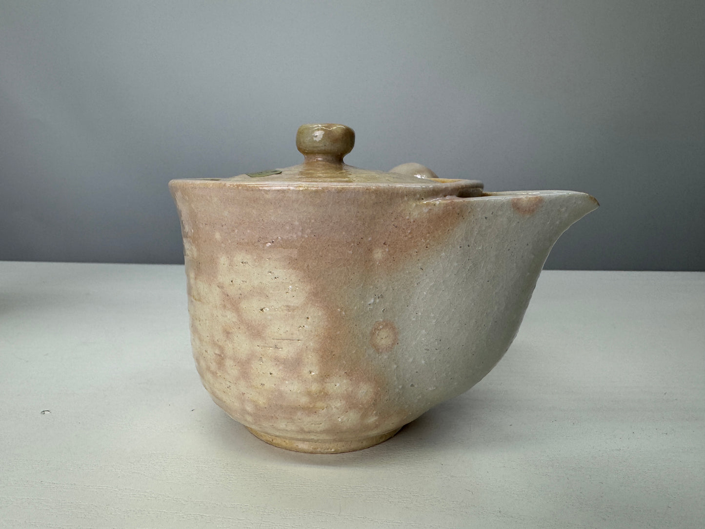 Y9056 KYUSU Hagi-ware teapot tea pot chawan cup set signed box Japan antique