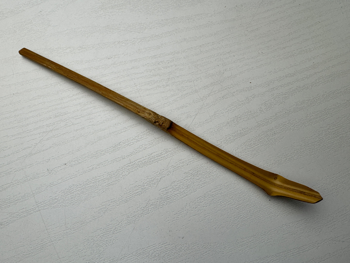 Y9060 CHASHAKU Bamboo scoop spoon signed box Japan Tea Ceremony utensil antique