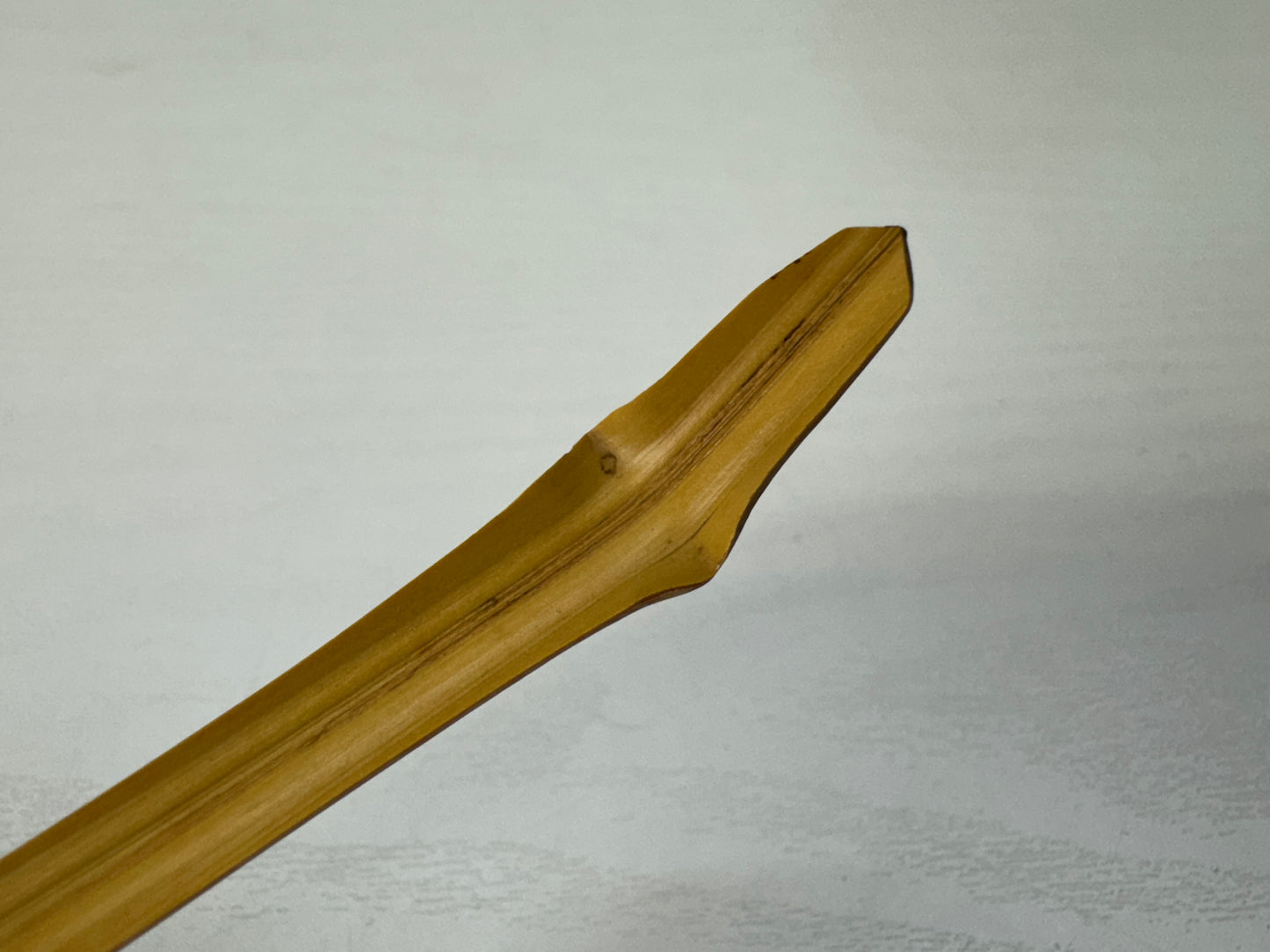 Y9060 CHASHAKU Bamboo scoop spoon signed box Japan Tea Ceremony utensil antique