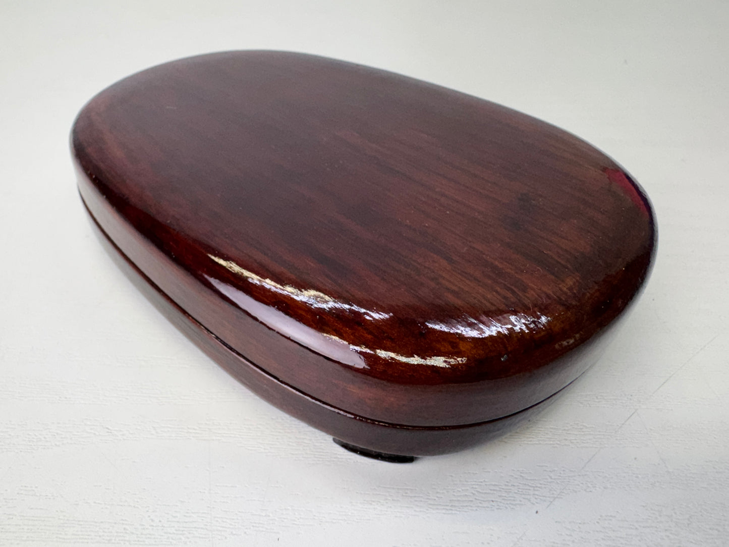 Y9062 SUZURI Inkstone flower bird stationery calligraphy box China art antique