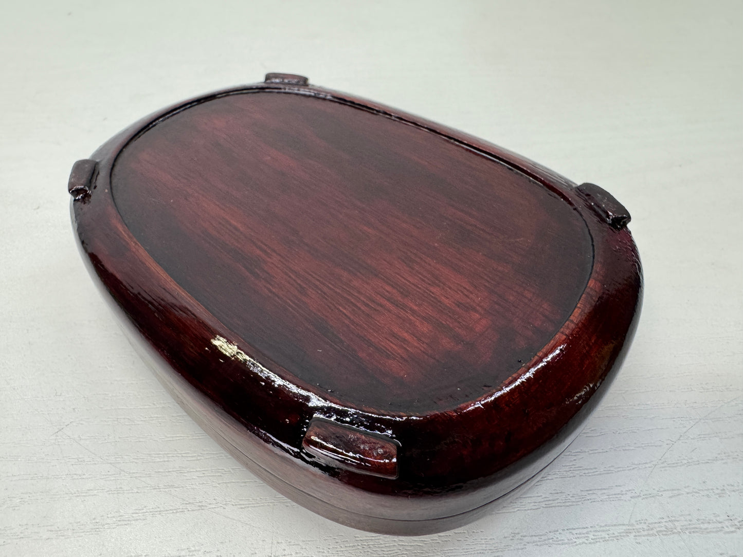 Y9062 SUZURI Inkstone flower bird stationery calligraphy box China art antique