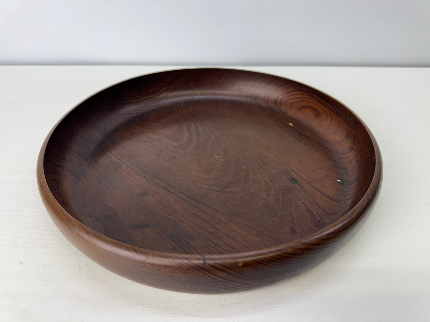 Y9077 TRAY wooden Pine wood obon ozen signed Japan antique tableware kitchen