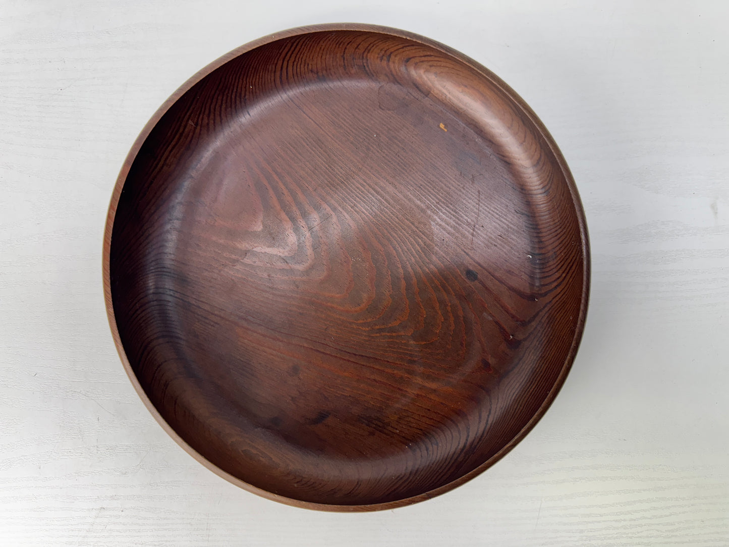 Y9077 TRAY wooden Pine wood obon ozen signed Japan antique tableware kitchen