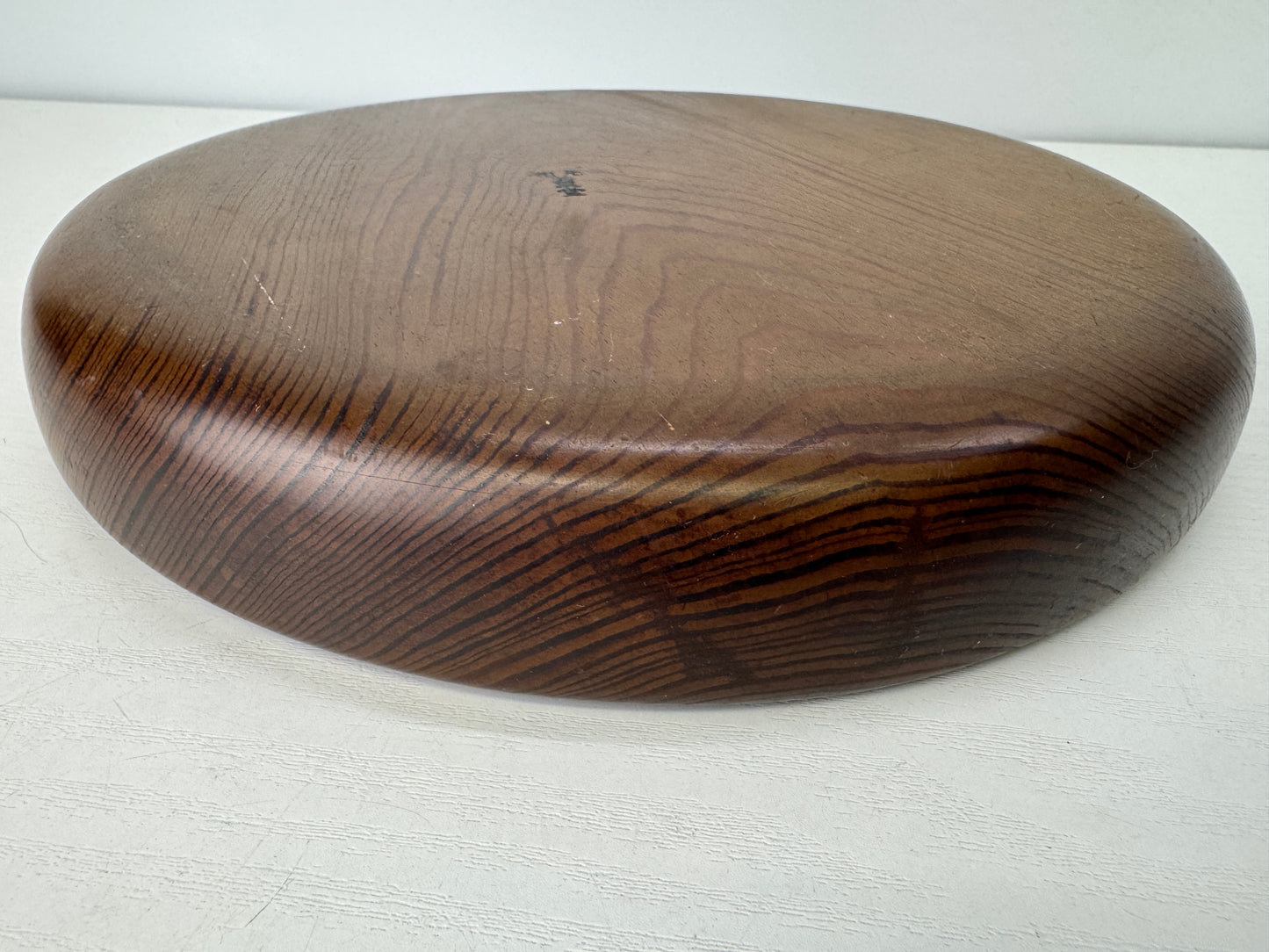 Y9077 TRAY wooden Pine wood obon ozen signed Japan antique tableware kitchen