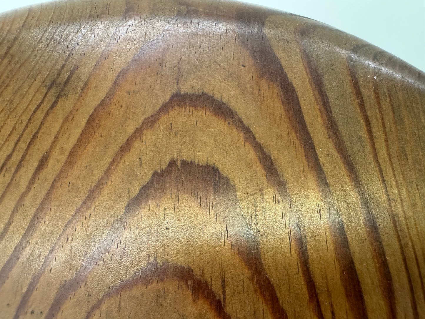 Y9077 TRAY wooden Pine wood obon ozen signed Japan antique tableware kitchen