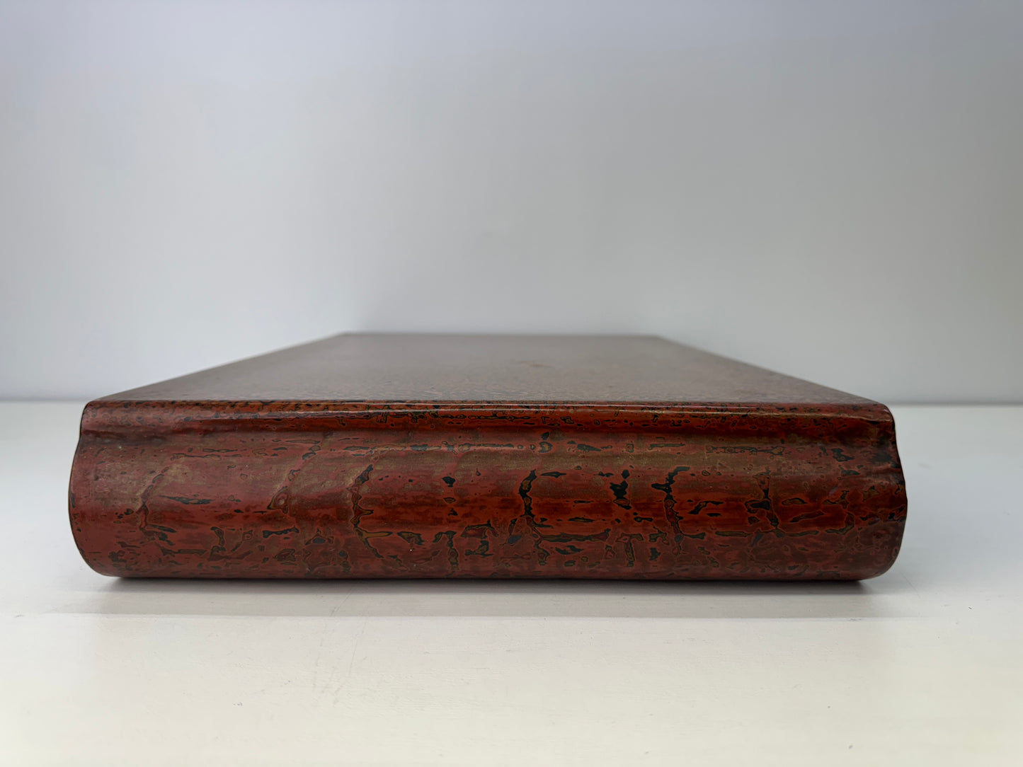 Y9078 FLOWER STAND Wakasa lacquerware table Japan antique ikebana interior decor
