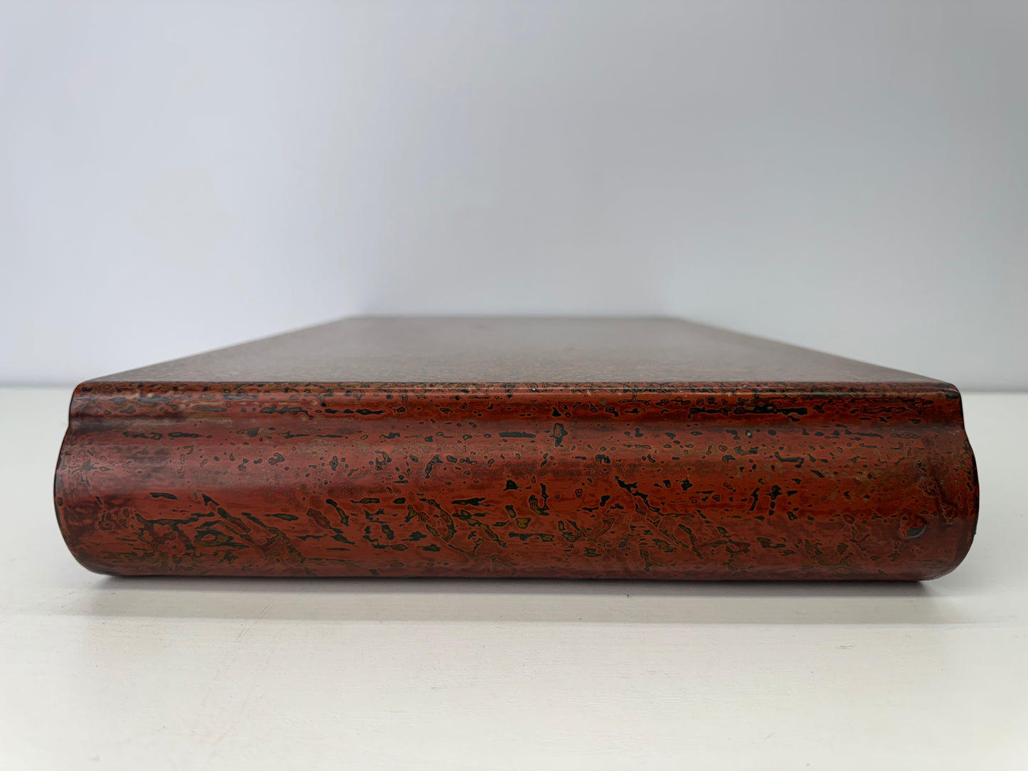 Y9078 FLOWER STAND Wakasa lacquerware table Japan antique ikebana interior decor