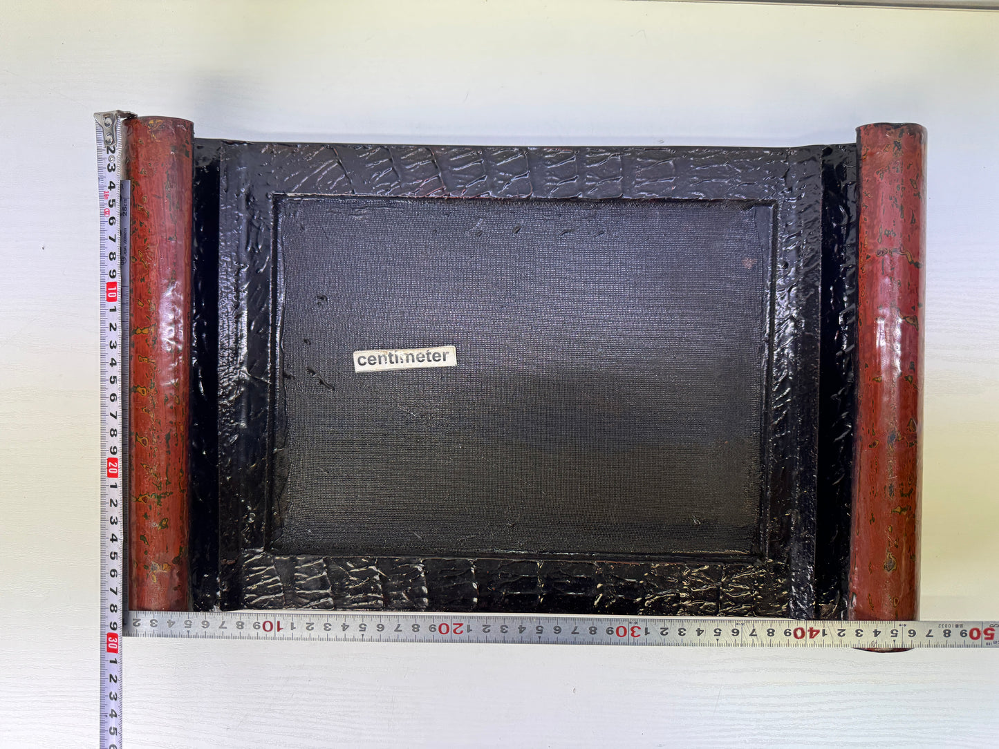Y9078 FLOWER STAND Wakasa lacquerware table Japan antique ikebana interior decor