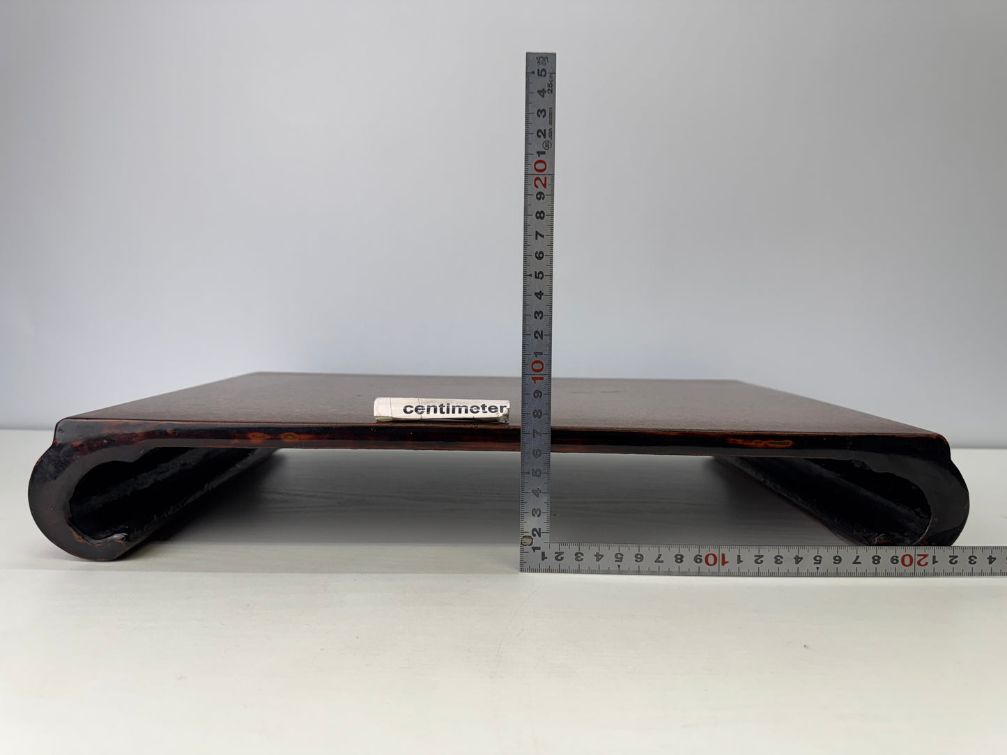 Y9078 FLOWER STAND Wakasa lacquerware table Japan antique ikebana interior decor