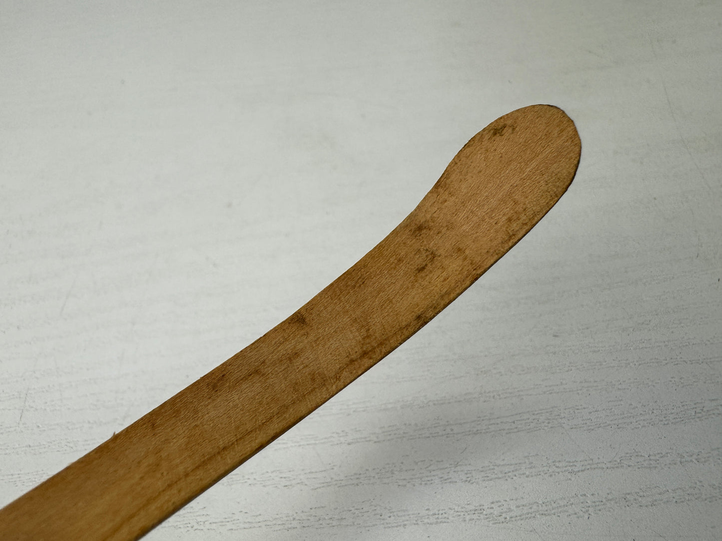 Y9082 CHASHAKU wooden scoop spoon signed box Japan Tea Ceremony utensil antique