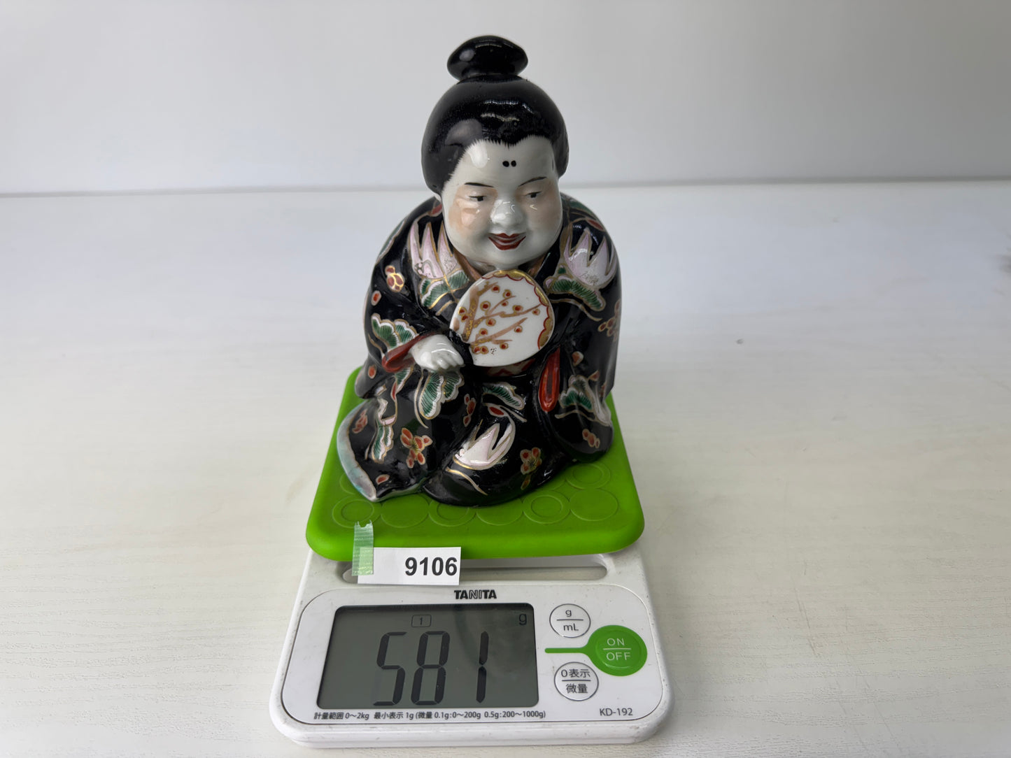 Y9106 STATUE Koimari kimono woman figurine Japan antique figure interior decor