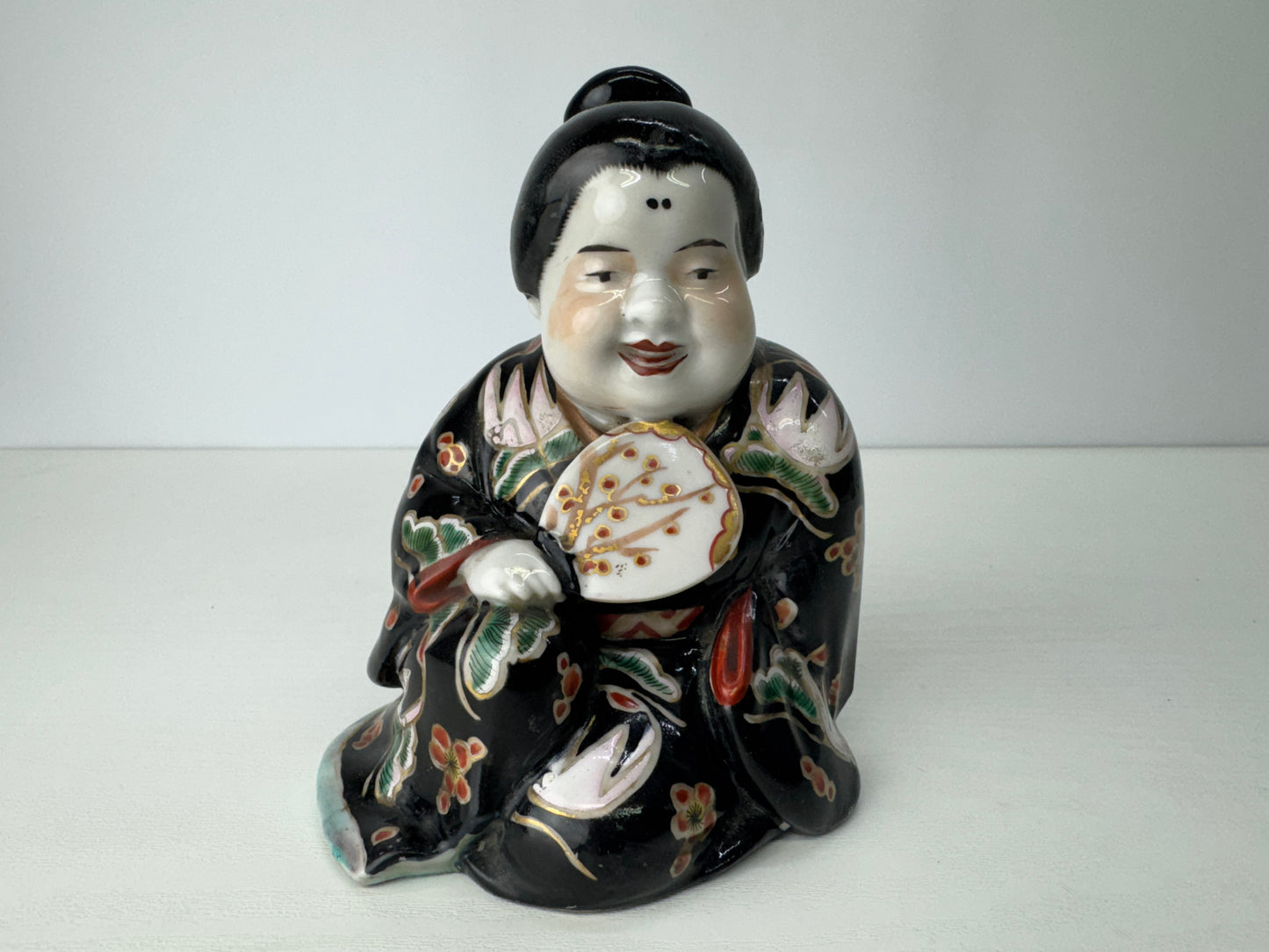 Y9106 STATUE Koimari kimono woman figurine Japan antique figure interior decor