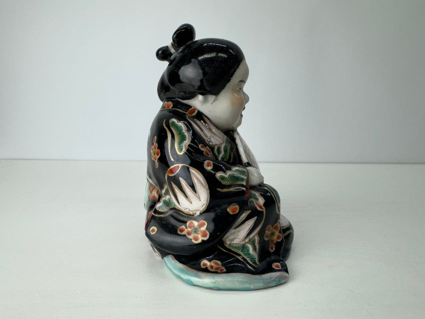Y9106 STATUE Koimari kimono woman figurine Japan antique figure interior decor