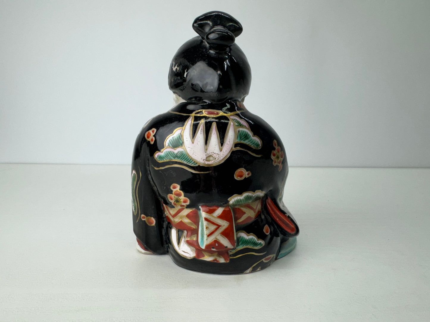 Y9106 STATUE Koimari kimono woman figurine Japan antique figure interior decor